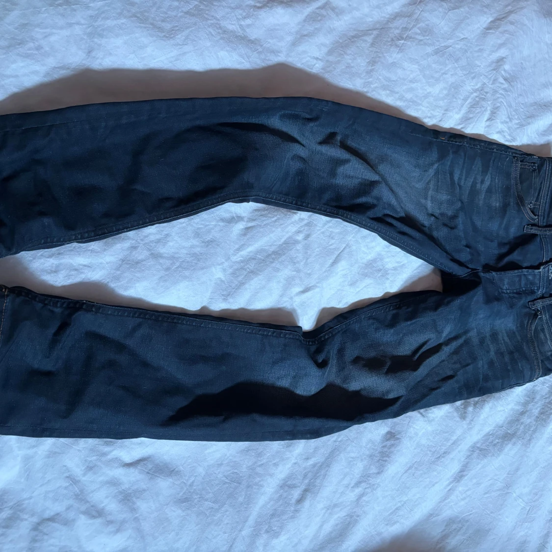 Mörkblå Slim Straight jeans Jack & Jones