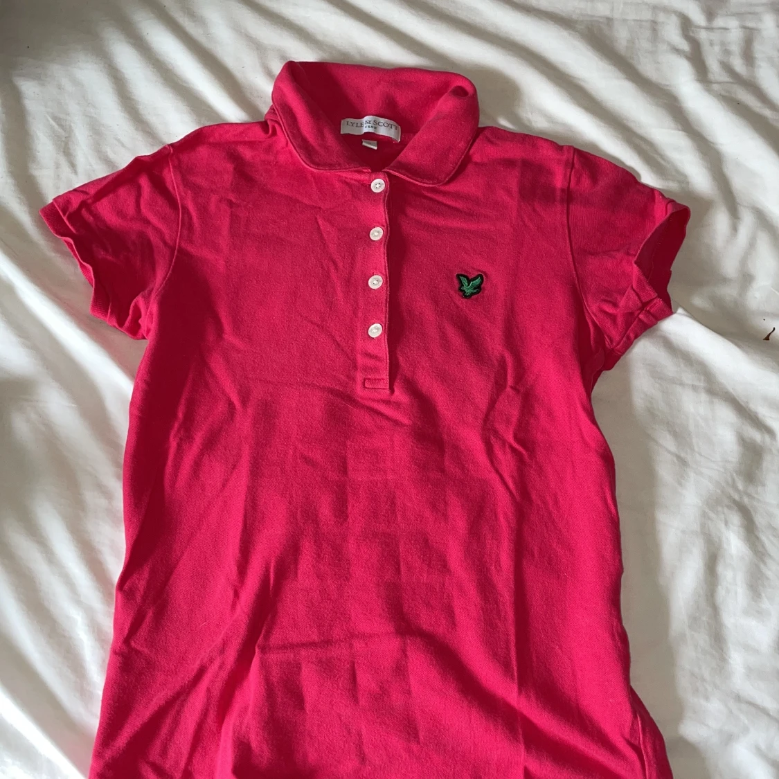 Rosa pikétopp från Lyle & Scott