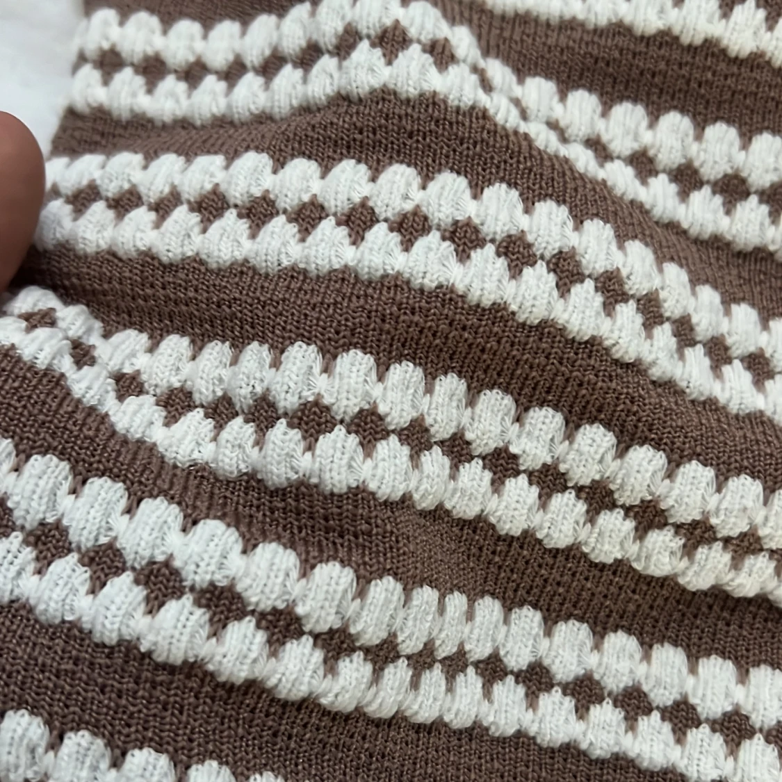 Randig stickad topp från Nelly - 3