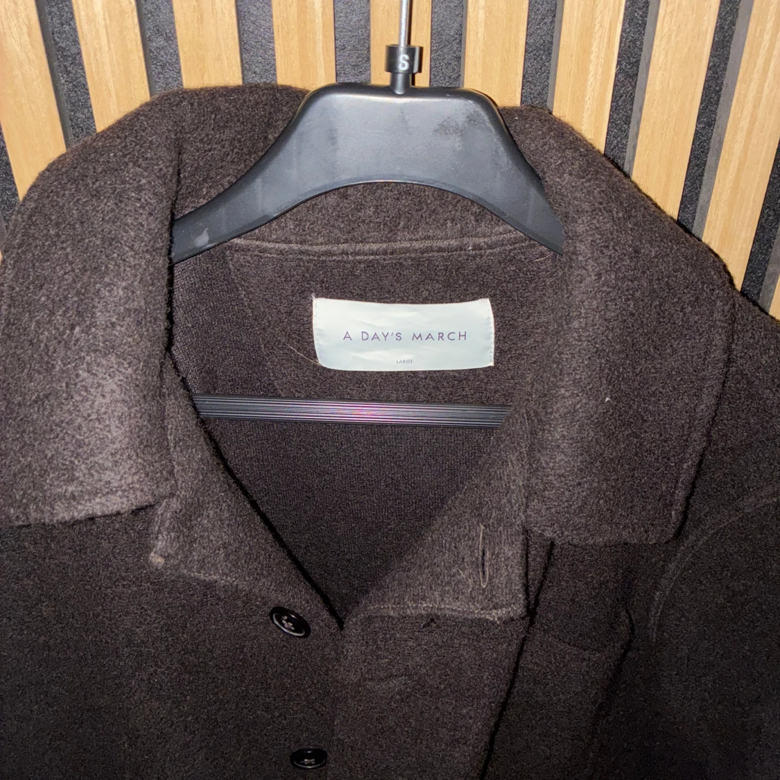 Mörkbrun overshirt från A Day's March - 2