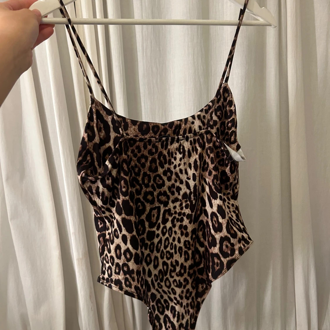 Leopardmönstrad bodysuit - 1