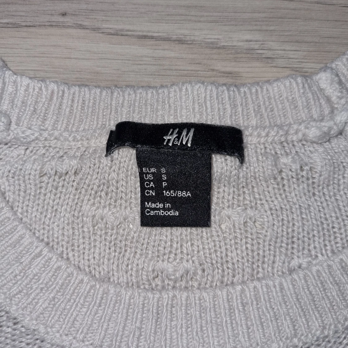 Ljusgrå stickad tröja från H&M - 2