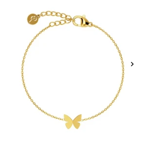Edblad armband - Inte defekter. Guld med fjäril i kids size 
