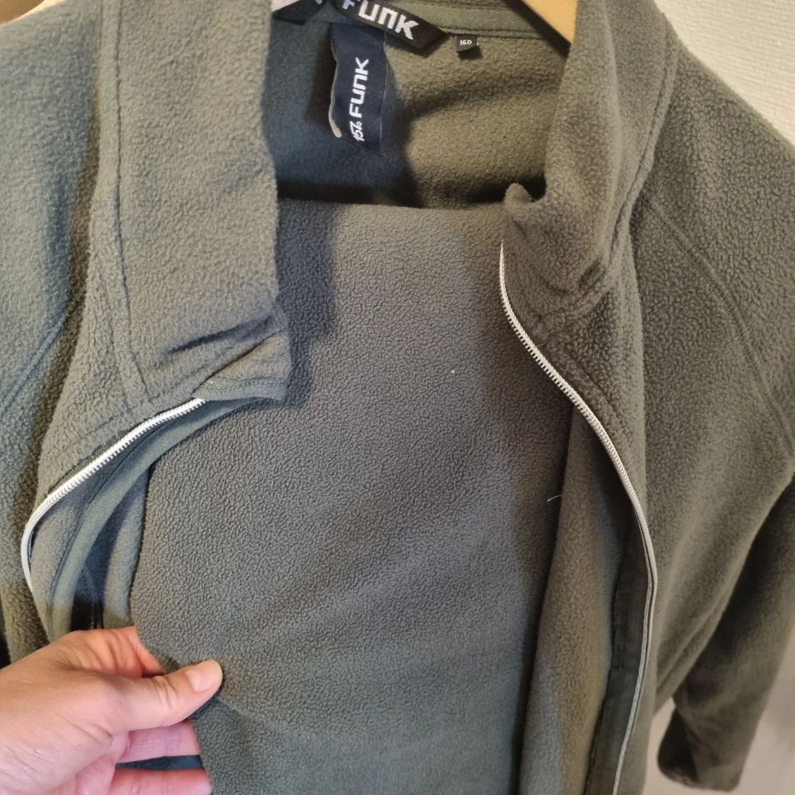 Grå fleecejacka från 365 Funk - 1