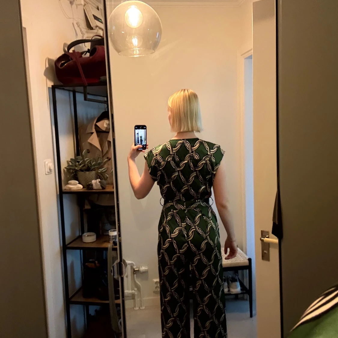 Grön Mönstrad Byxdress från MNG med mönster - 2