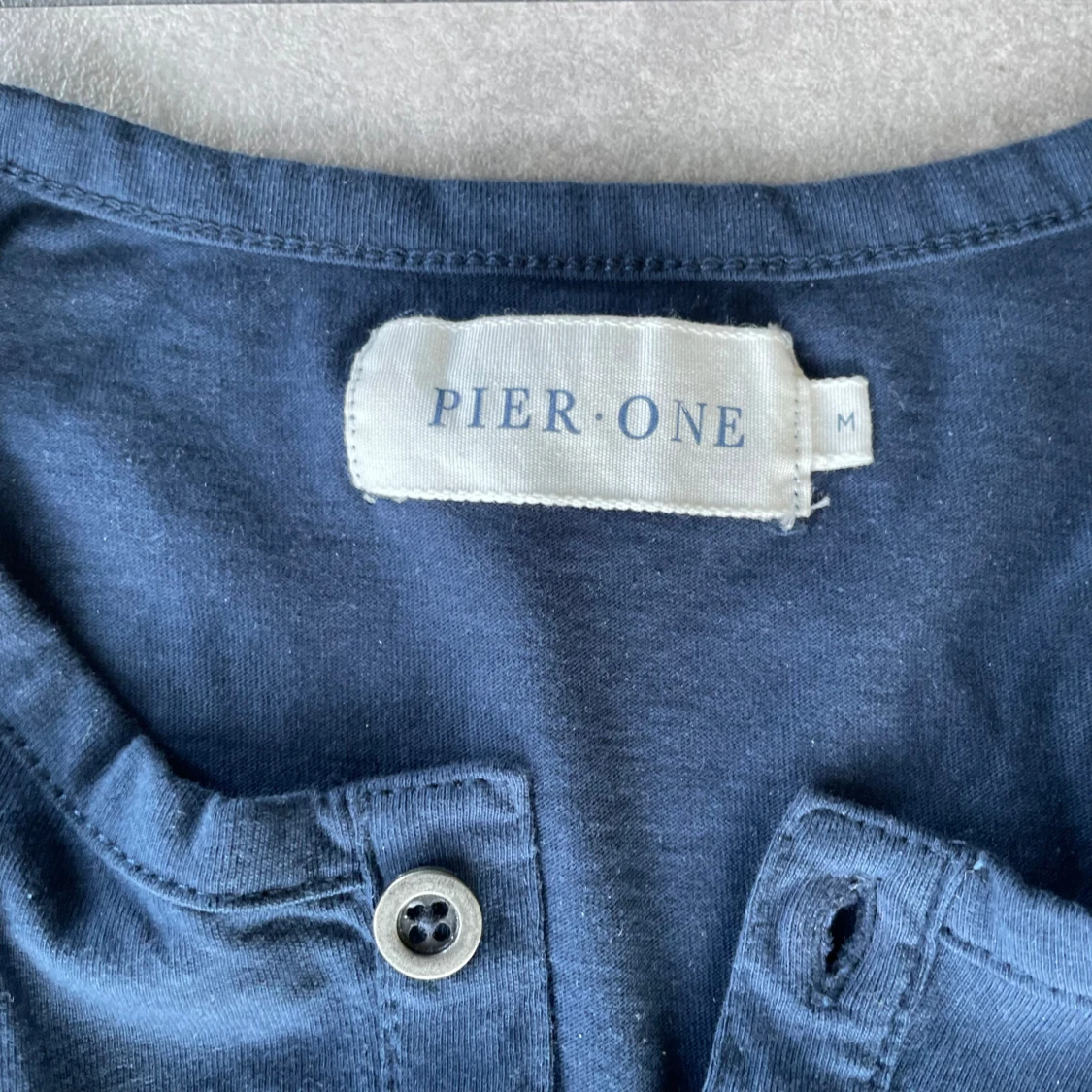 Mörkblå långärmad tröja Pier One - 2