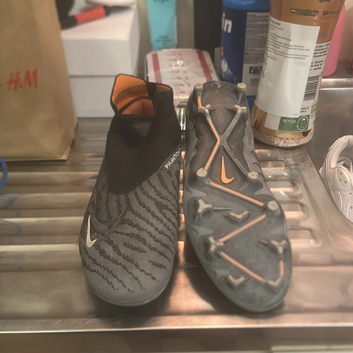 Nike fotbollsskor med zebramönster - 3