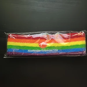 Regnbågsfärgat pannband från Akademikerförbundet SSR - Snyggt regnbågsfärgat pannband från Akademikerförbundet SSR. Perfekt för att sätta färg på din outfit. Tillverkat i ett mjukt och bekvämt material.