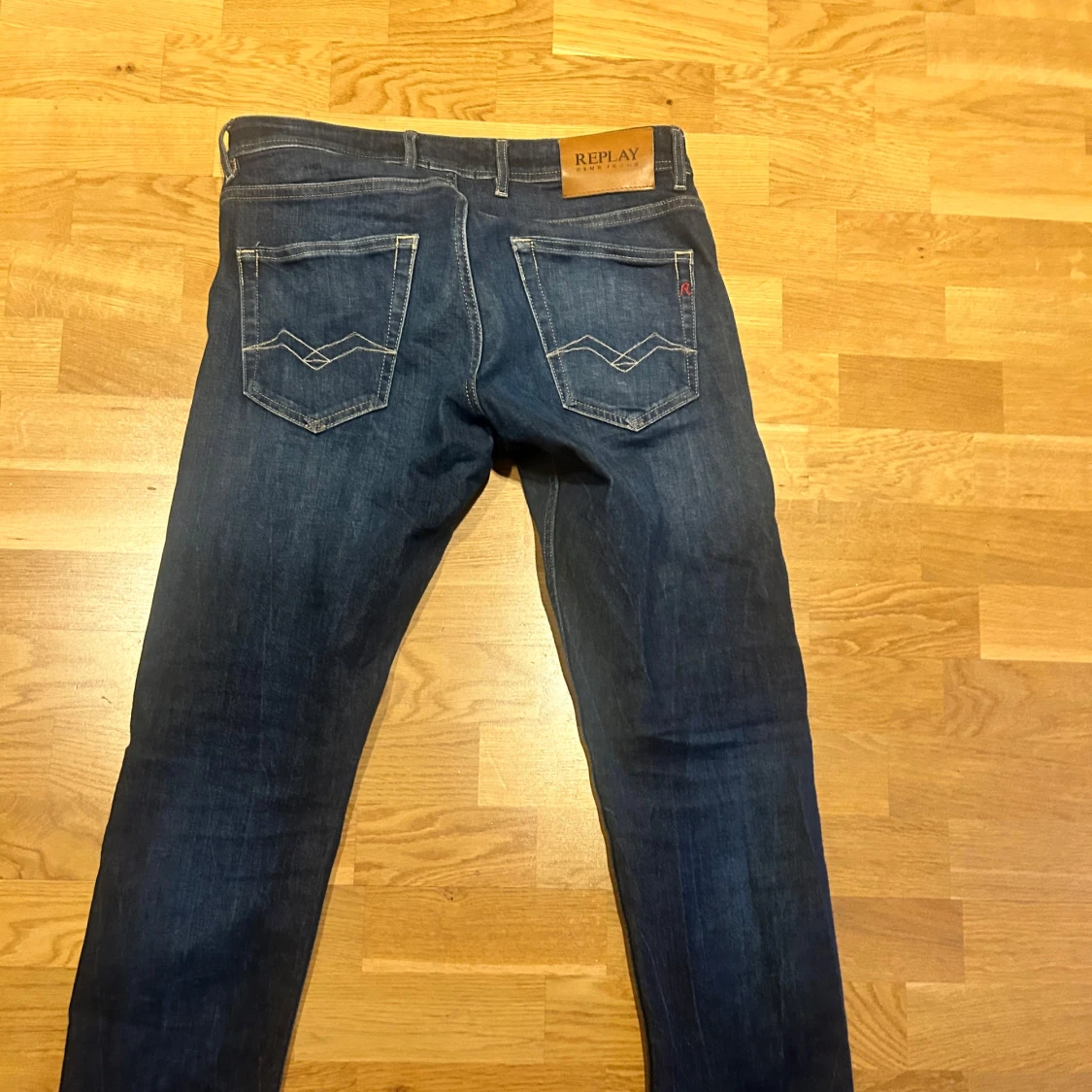 Mörkblå grover repley jeans  - 3