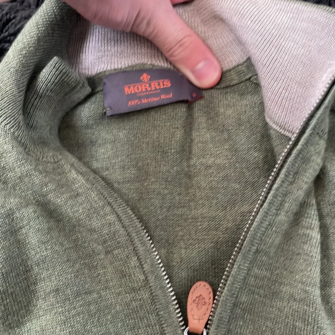 Morris halfzip merinoull - 1