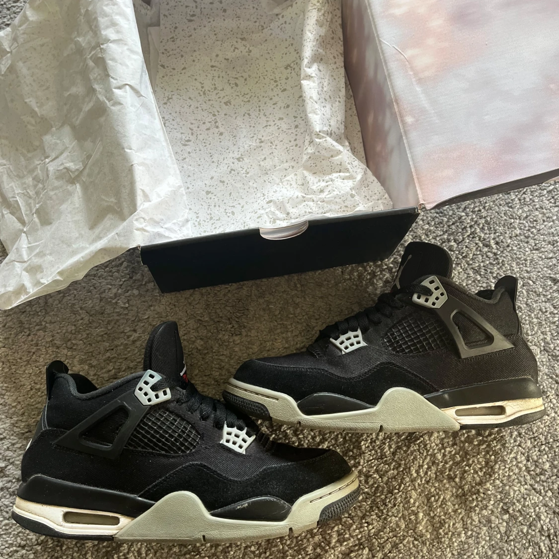 Jordan 4 Retro SE Black Canvas - 2