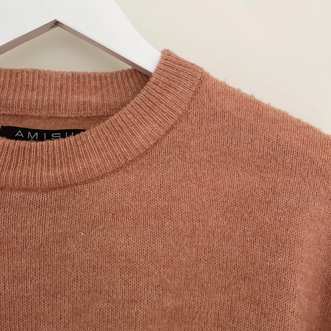 Rosa stickad tröja från Amisu - 4