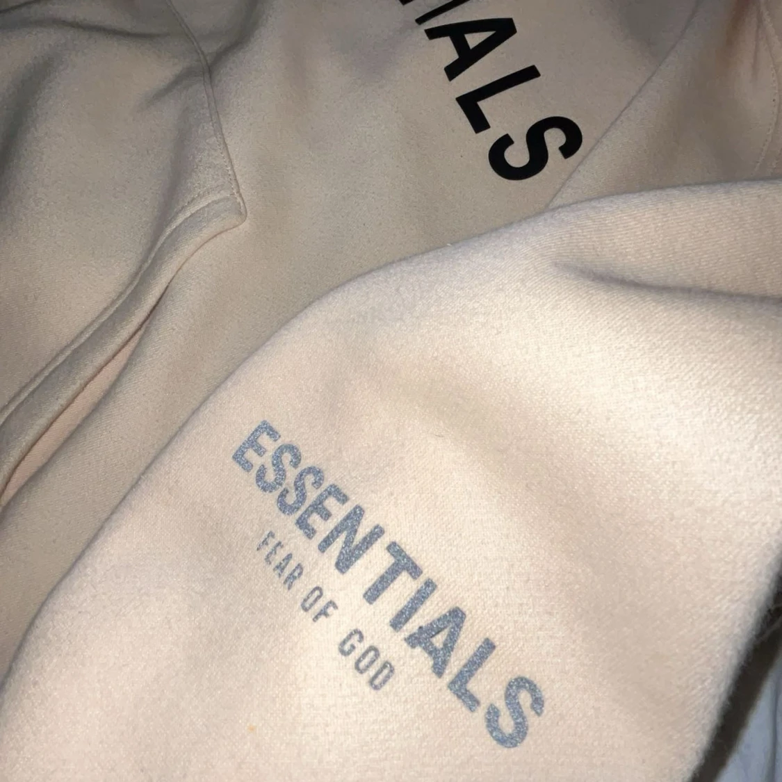 Beige Essentials Fear of God hoodie - 1