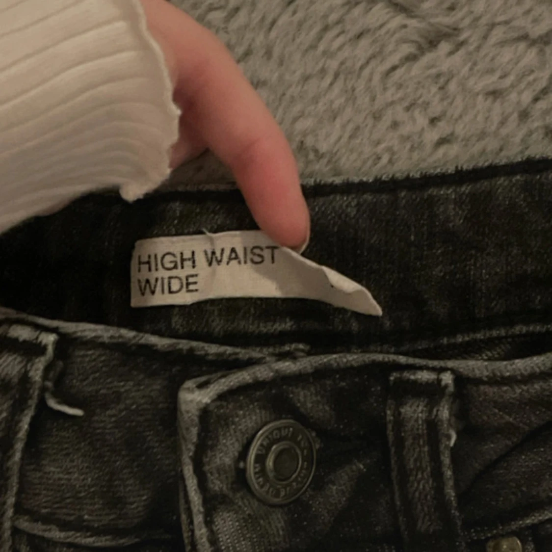 Highwaisted straight petite jeans - 3