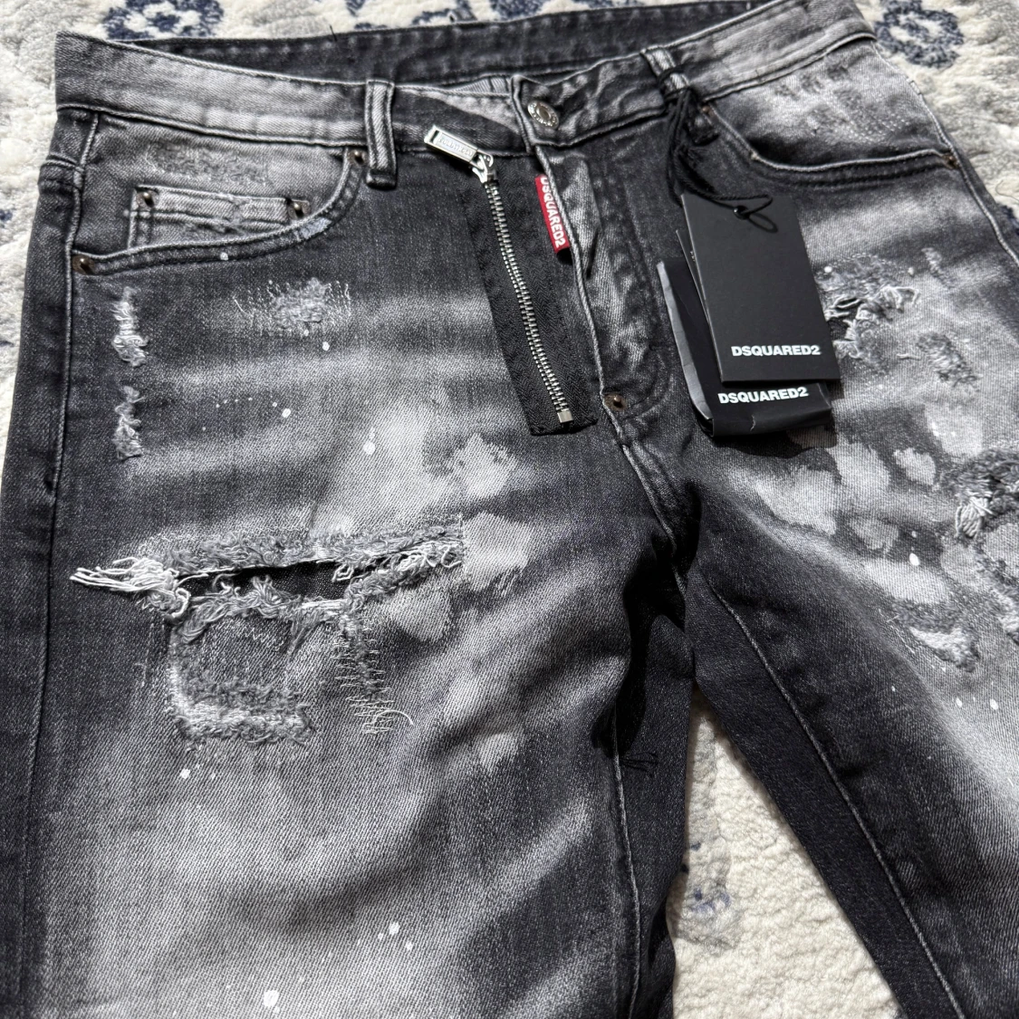 Svarta skinny jeans från Dsquared2 - 1