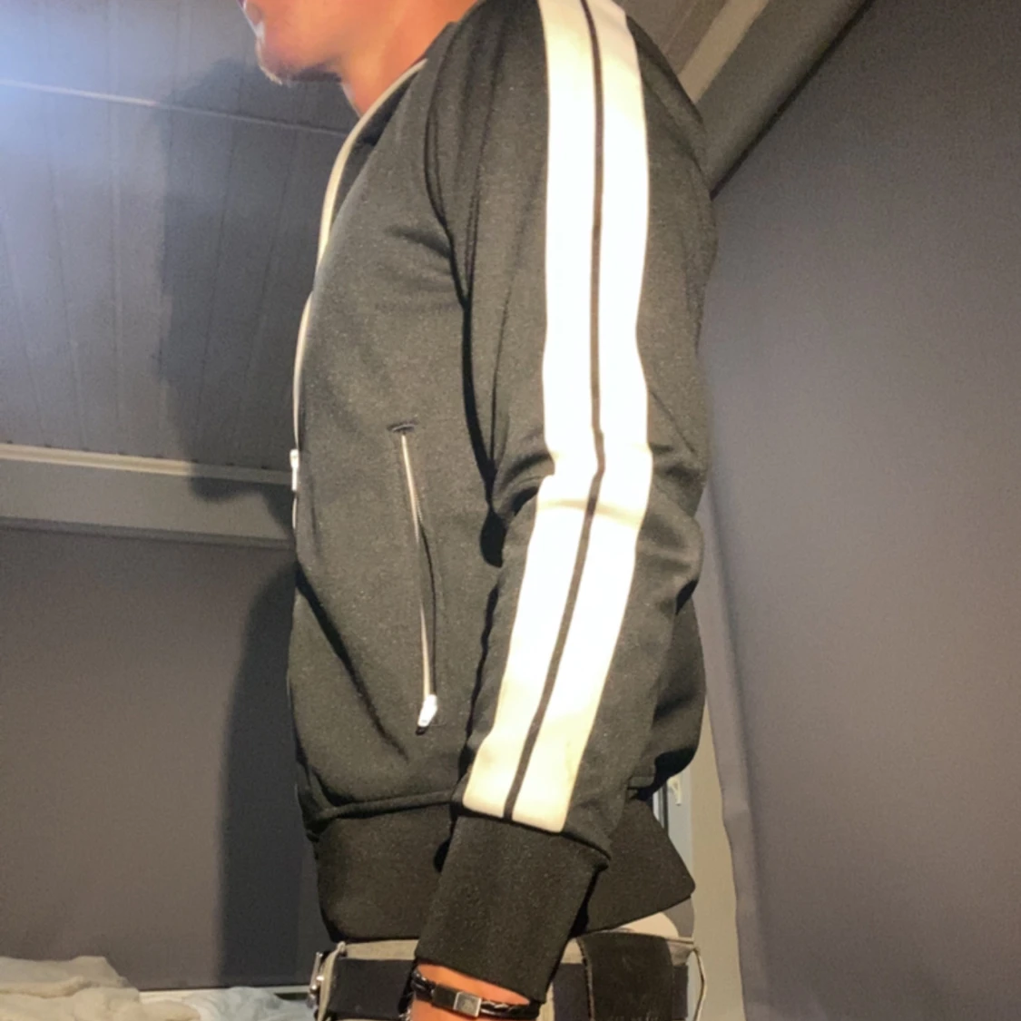Palm Angels svart track jacket - 1