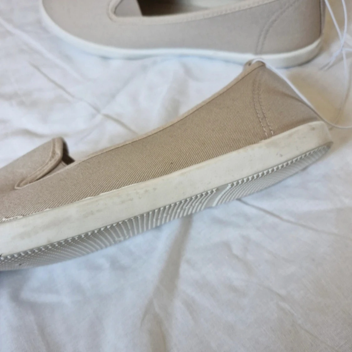 Beige tygskor från Alley, stl 40 - 3