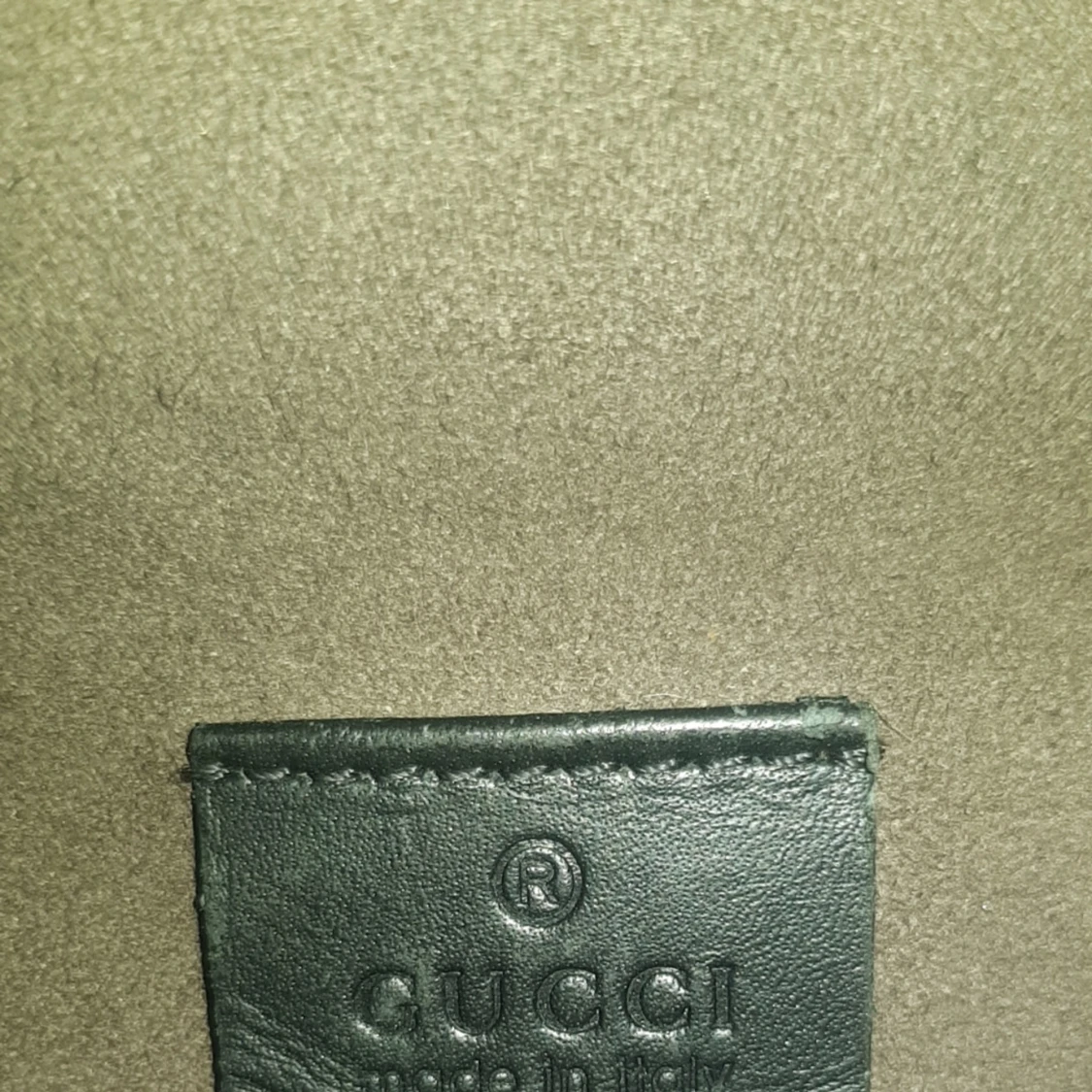 Gucci beige och svart axelväska - 3