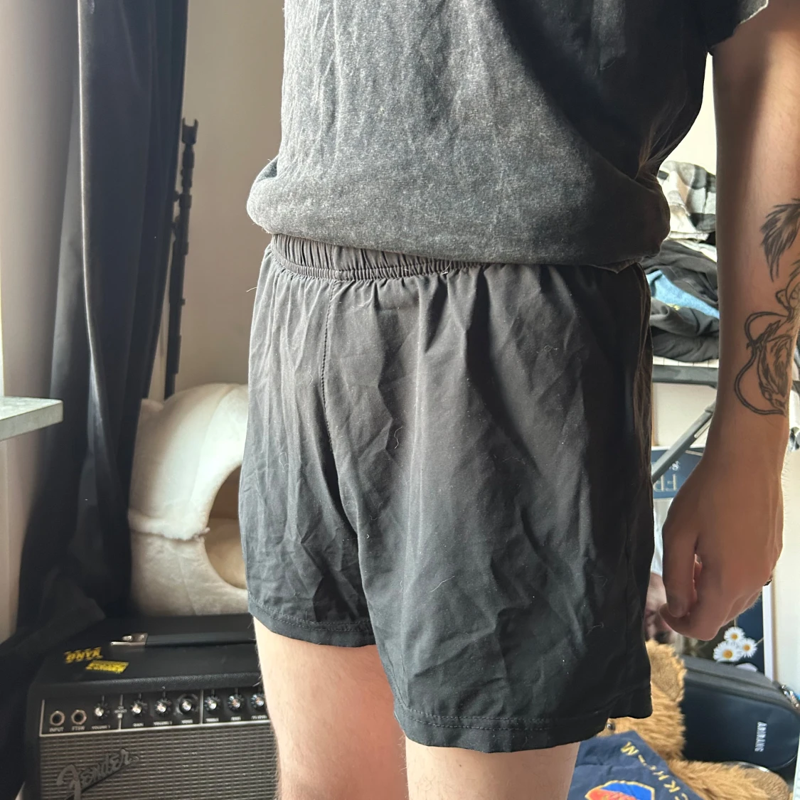 Svarta träningsshorts - 1