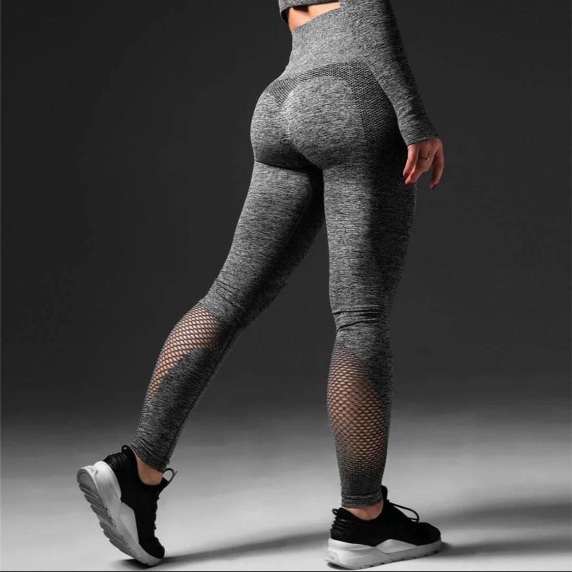Relode Classic Seamless Tights med meshdetaljer