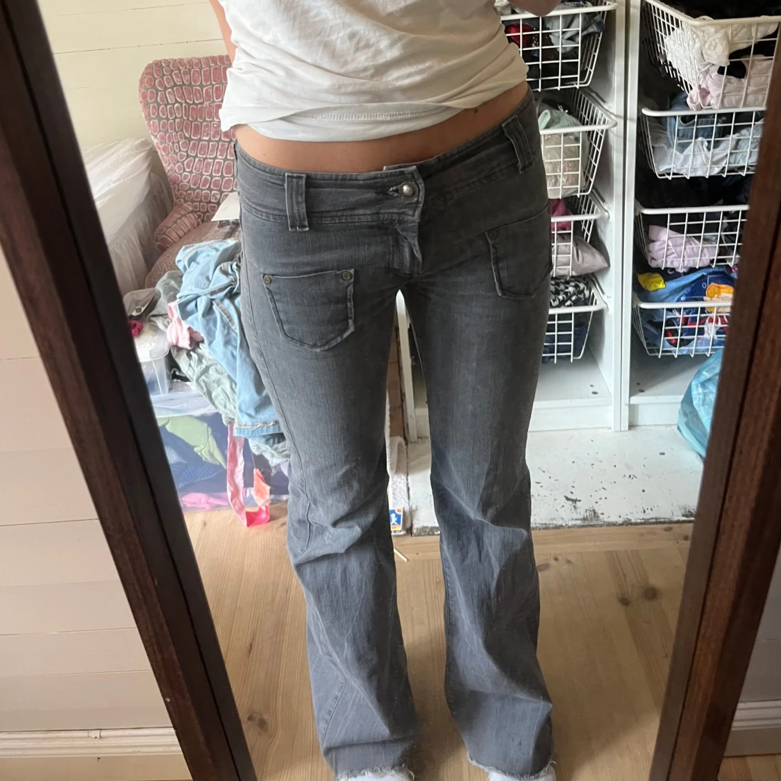 Lågmidjade jeans - 1