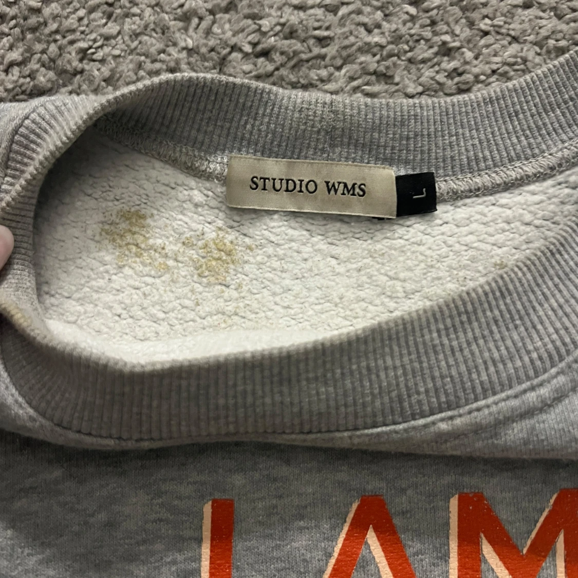 Grå sweatshirt från Studio WMS - 2