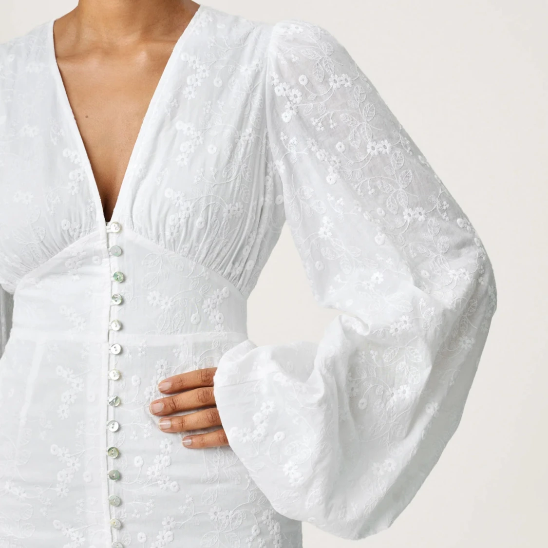 ADOORE postiano klänning vit