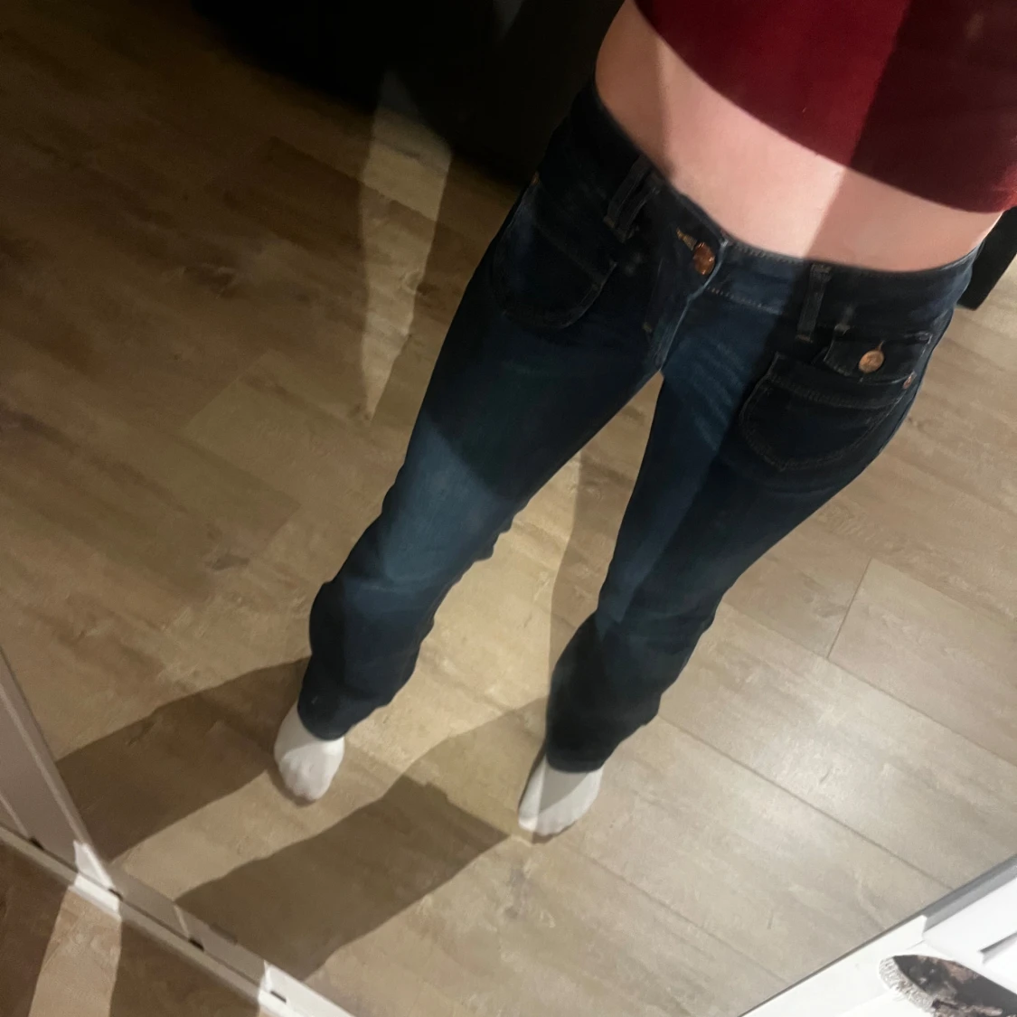 Lågmidjade Bootcut jeans 