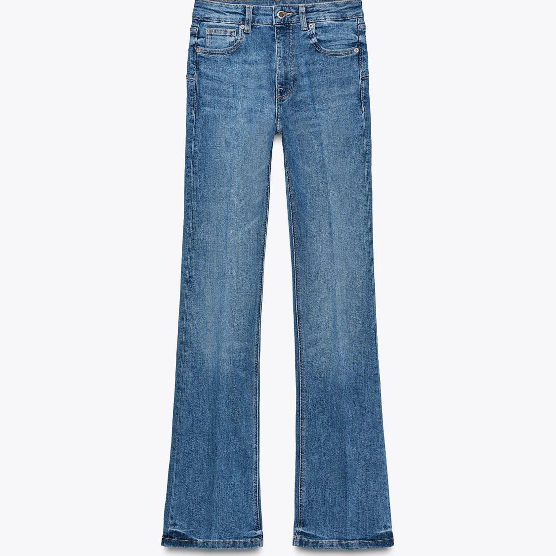 Blå bootcut jeans