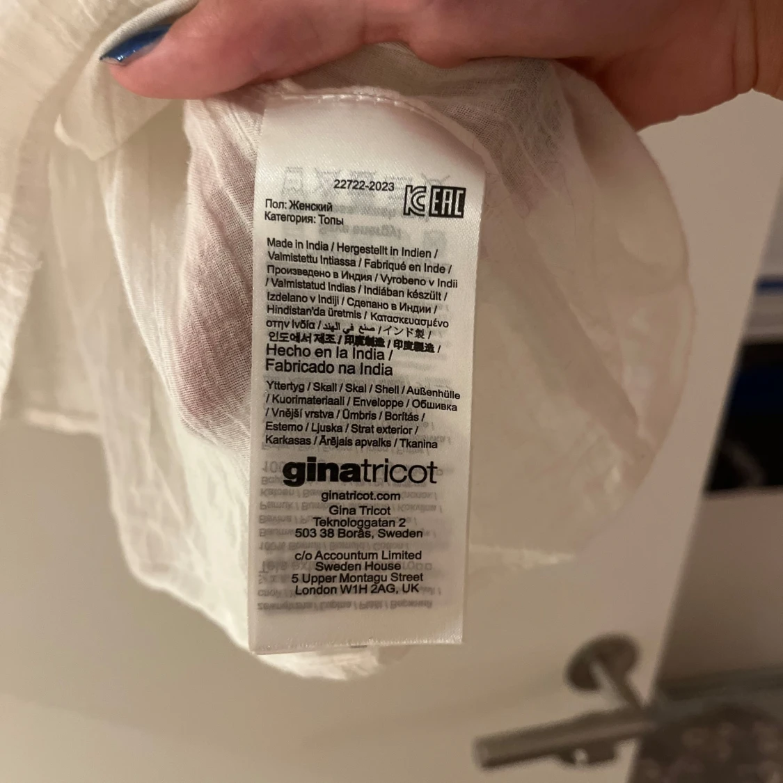 Vit sommartopp från Gina Tricot - 3