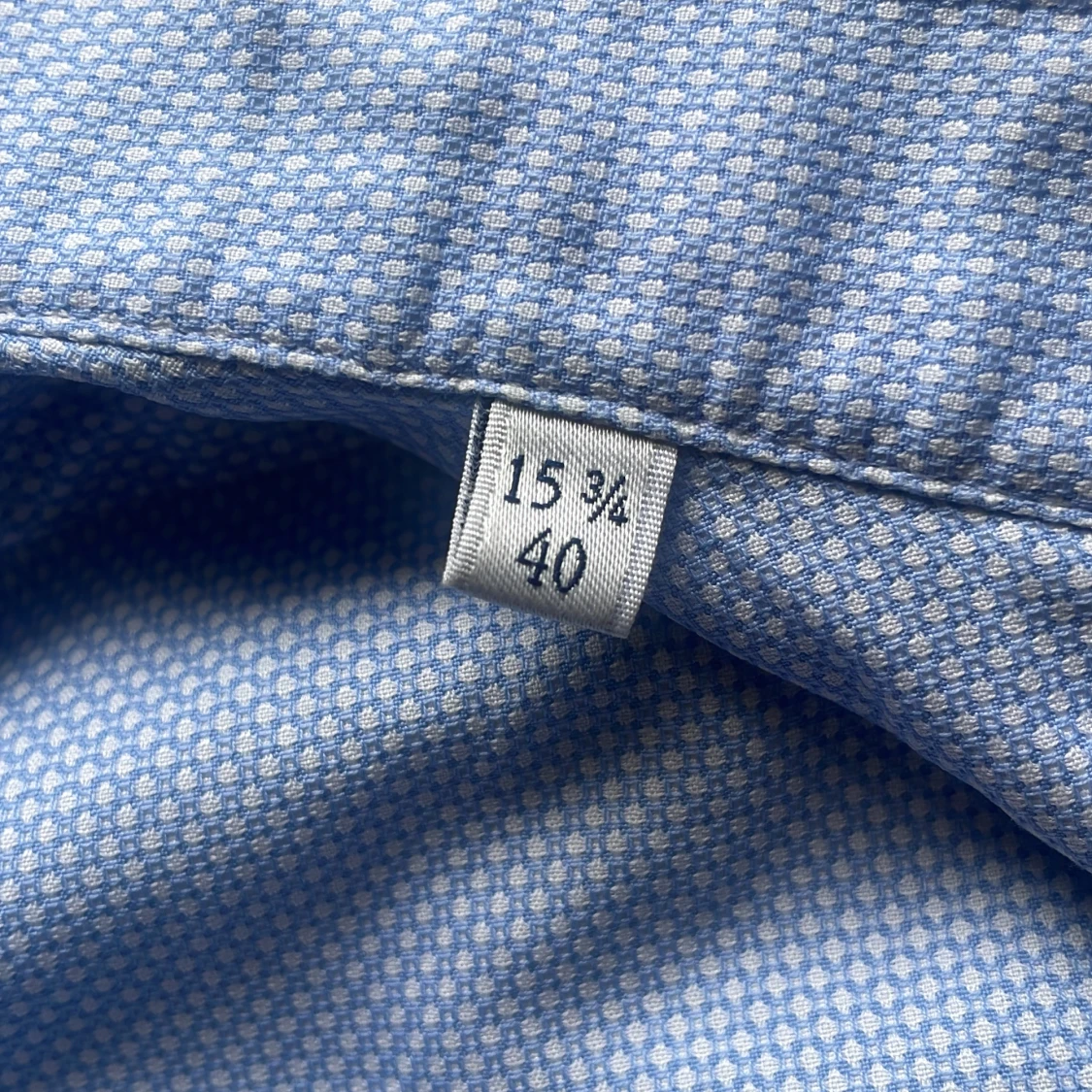 Blå mönstrad skjorta från Stenströms - 3