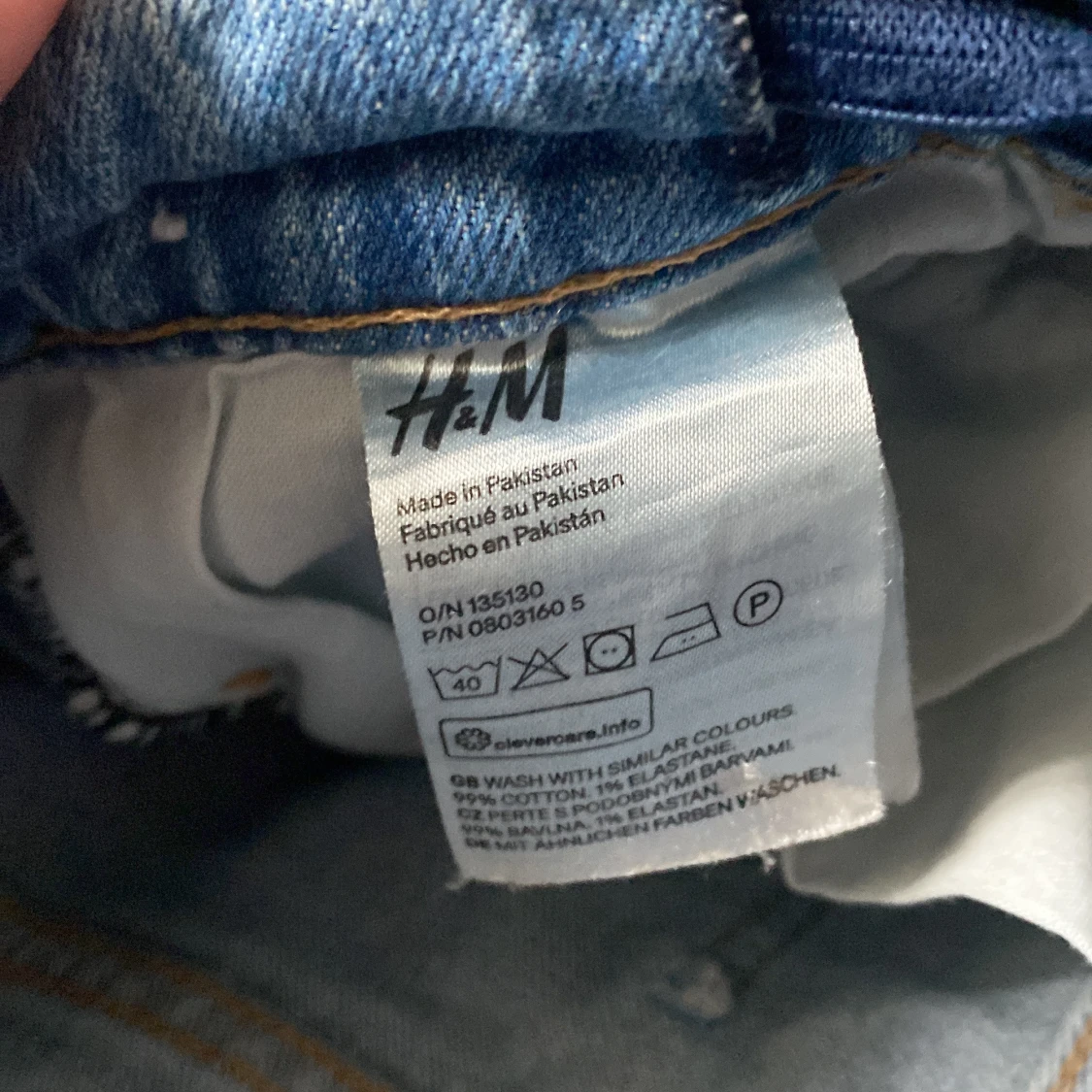 Slim fit ljusblå jeans från H&M - 3