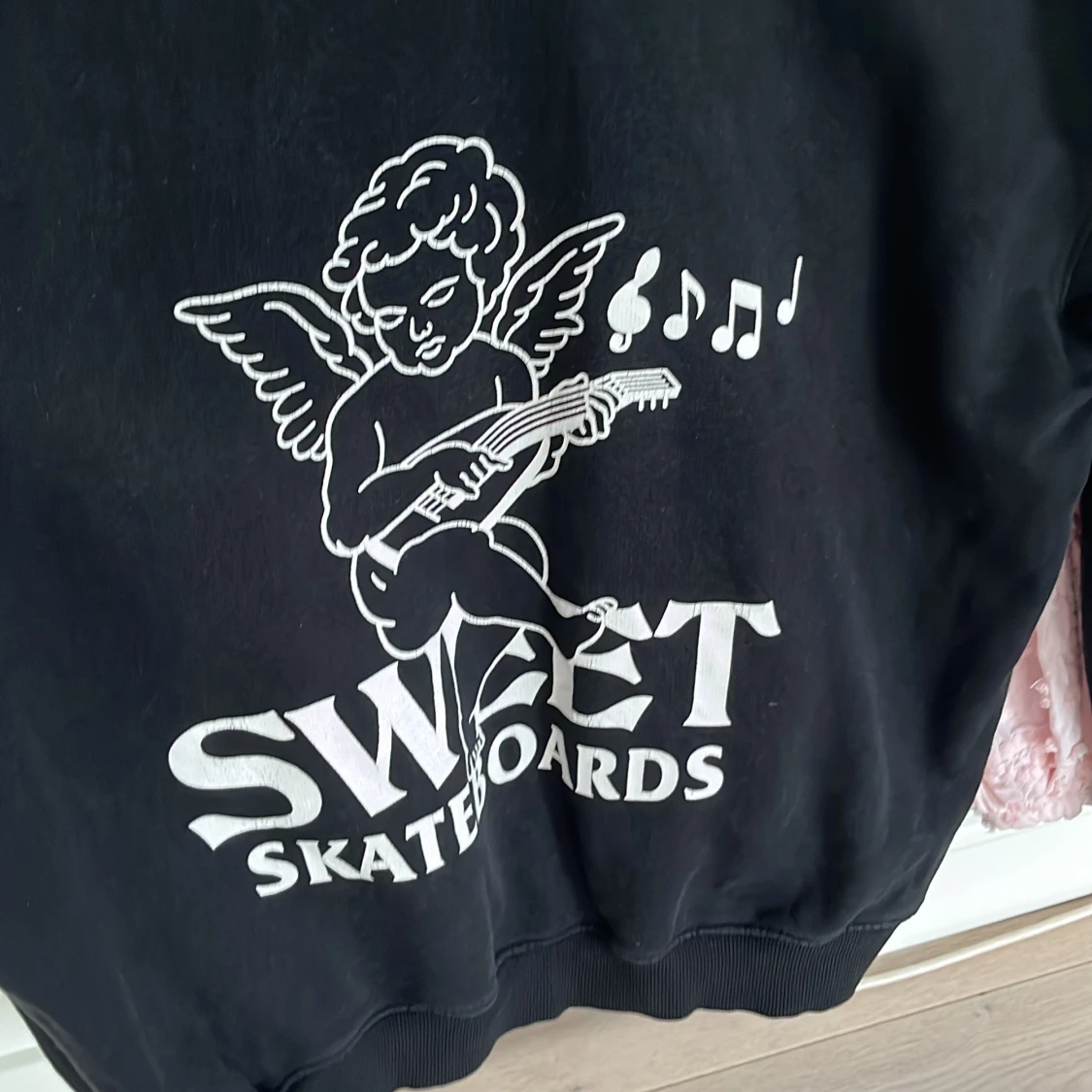 Svart hoodie Sweet Skateboards - 1