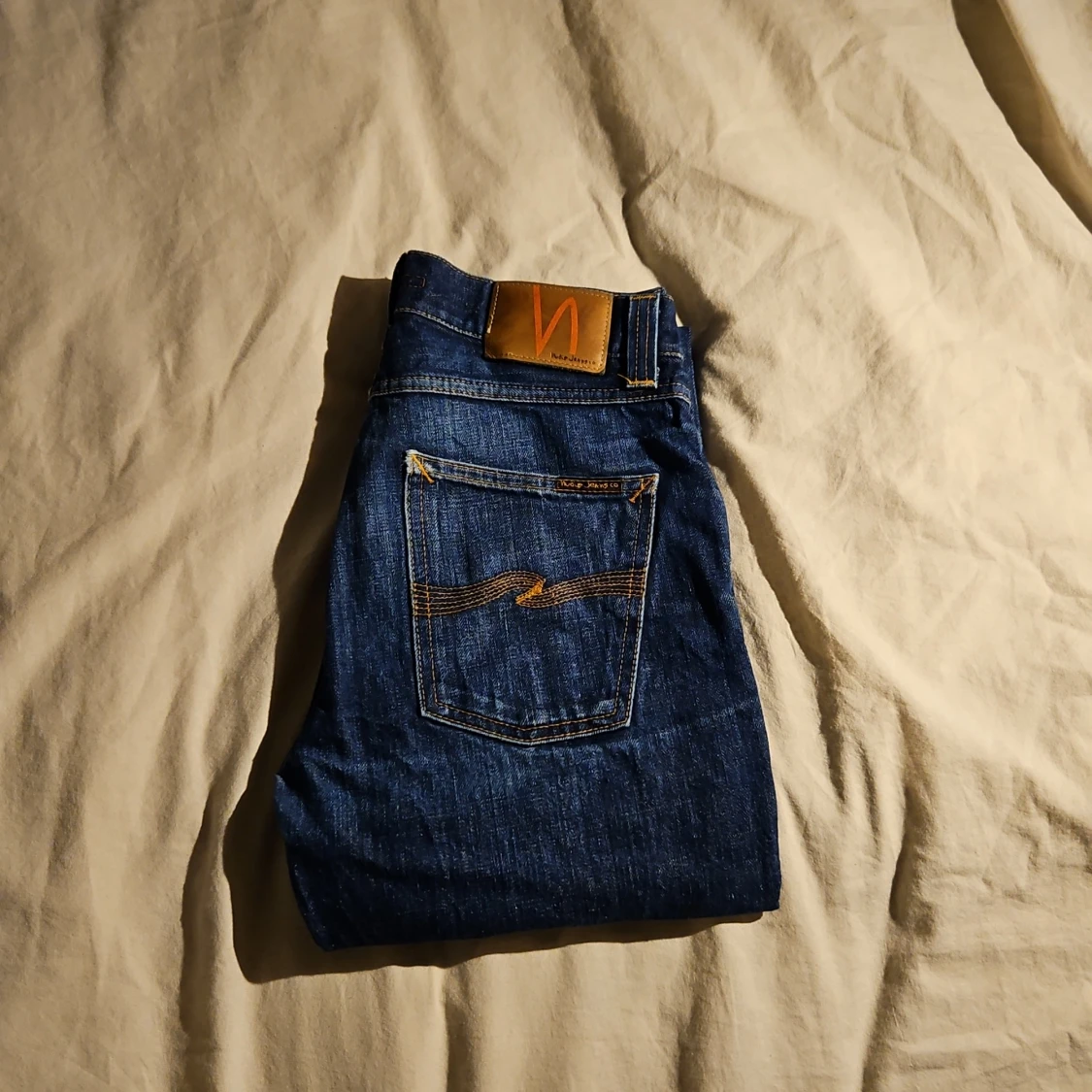 Blå jeans från Nudie Jeans