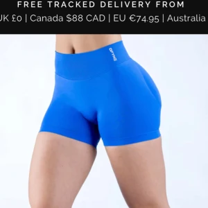 DYFNE gymshorts - Helt nya DYFNE impact  gymshorts i electric blue. De är slutsålda på deras hemsida och har aldrig använt dem! I strl S❤️