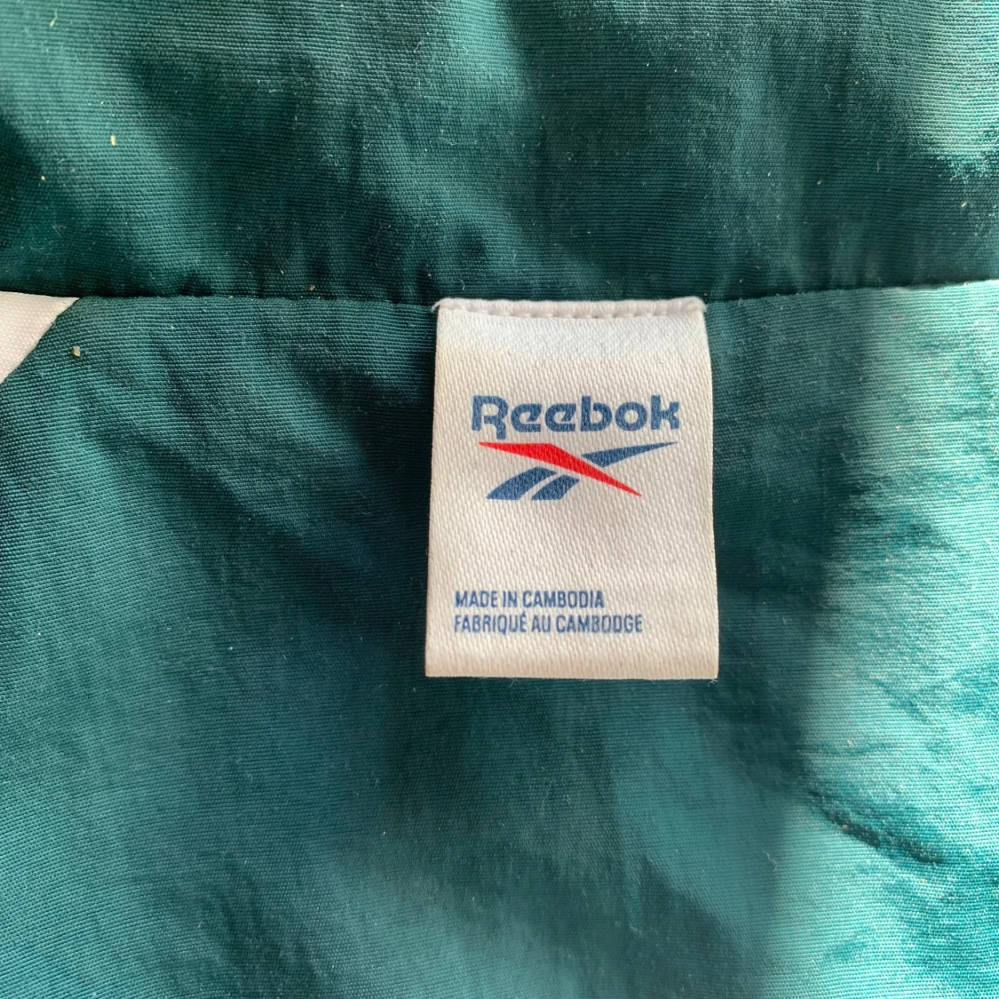 Grön och vit vindjacka från Reebok - 1