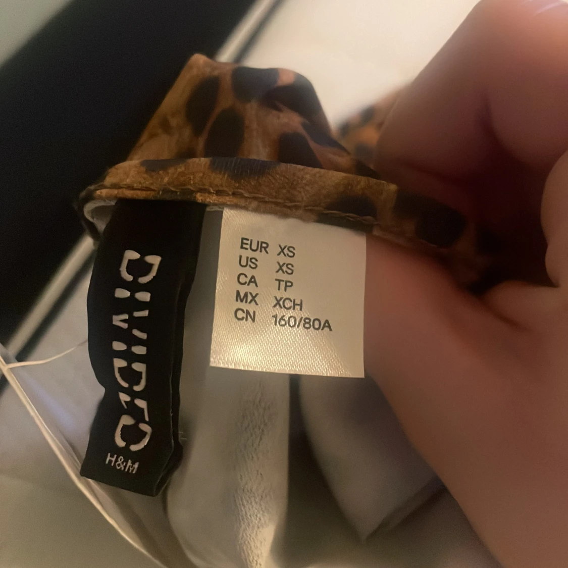 Leopardmönstrad topp från H&M Divided - 2