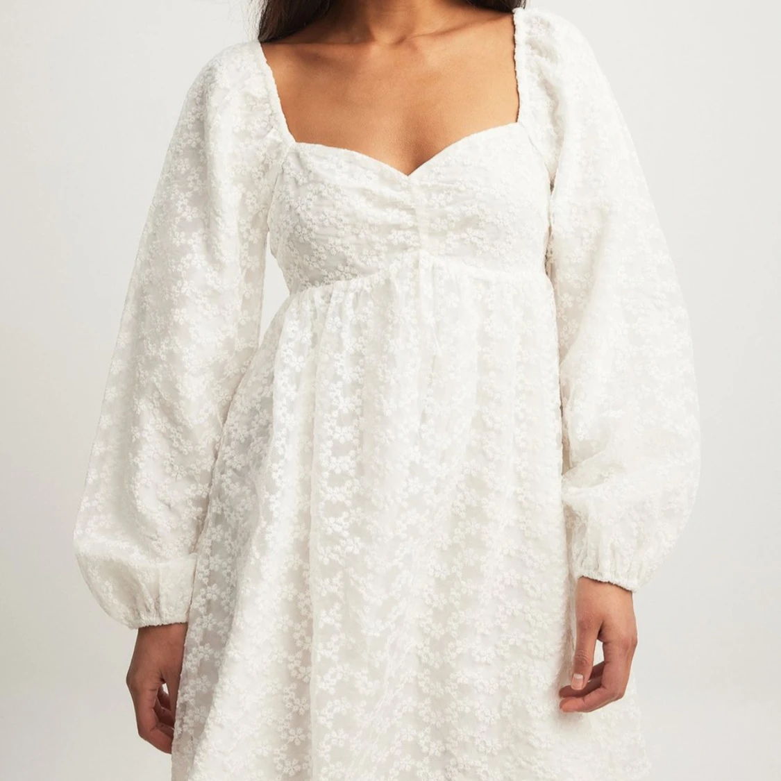 Vit studenklänning/examensklänning - 1