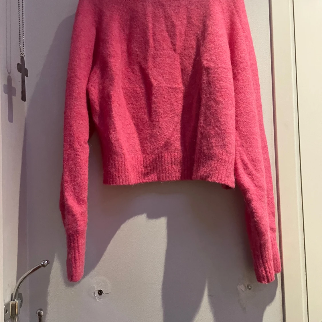 Rosa stickad tröja från C.W.  - 3