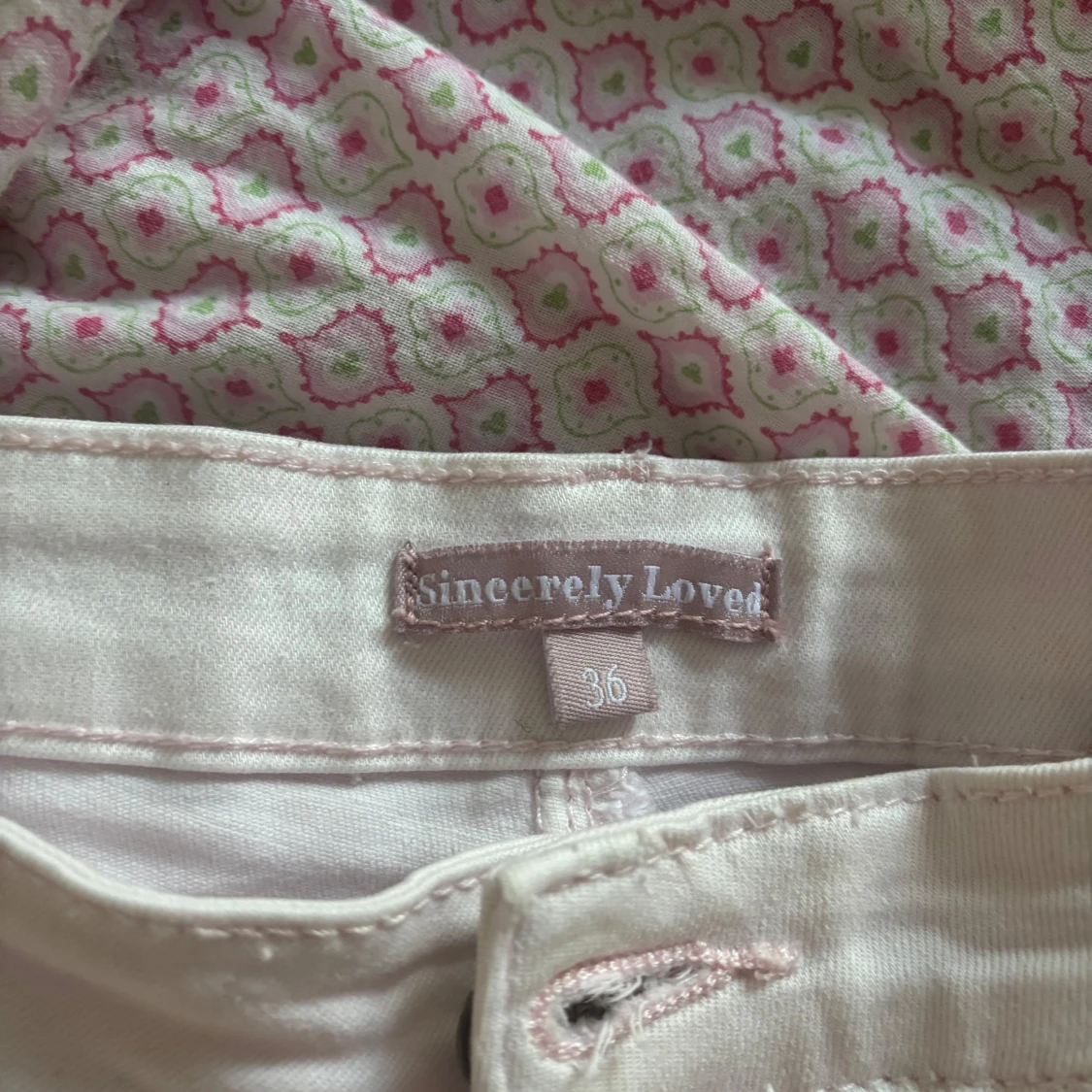 Vit jeanskjol från Sincerely Loved - 2