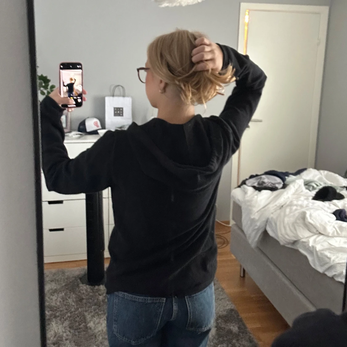 Hoodie med dragkedja - 2