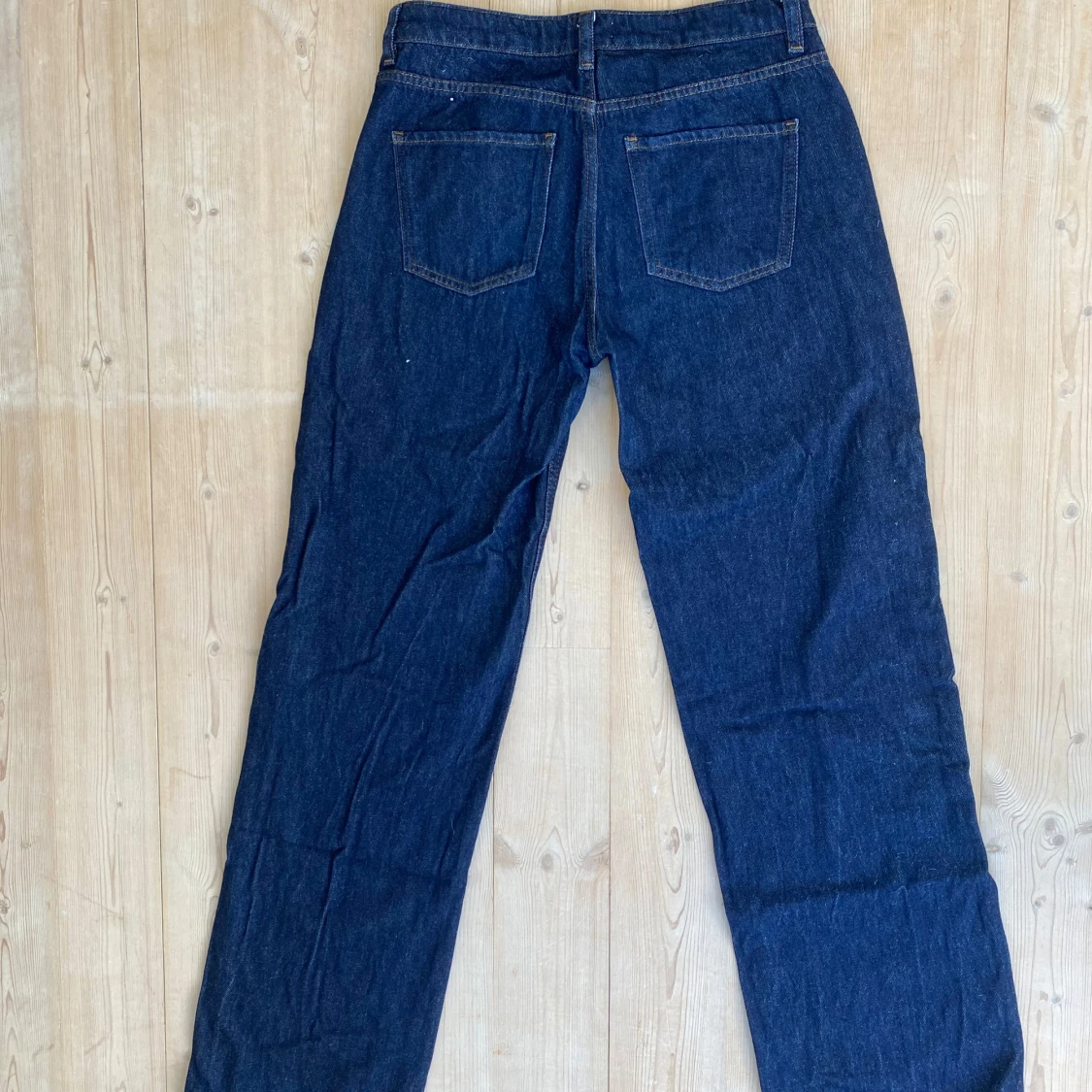 Envii mörkblå lowwaist straight jeans, strl 36 - 2