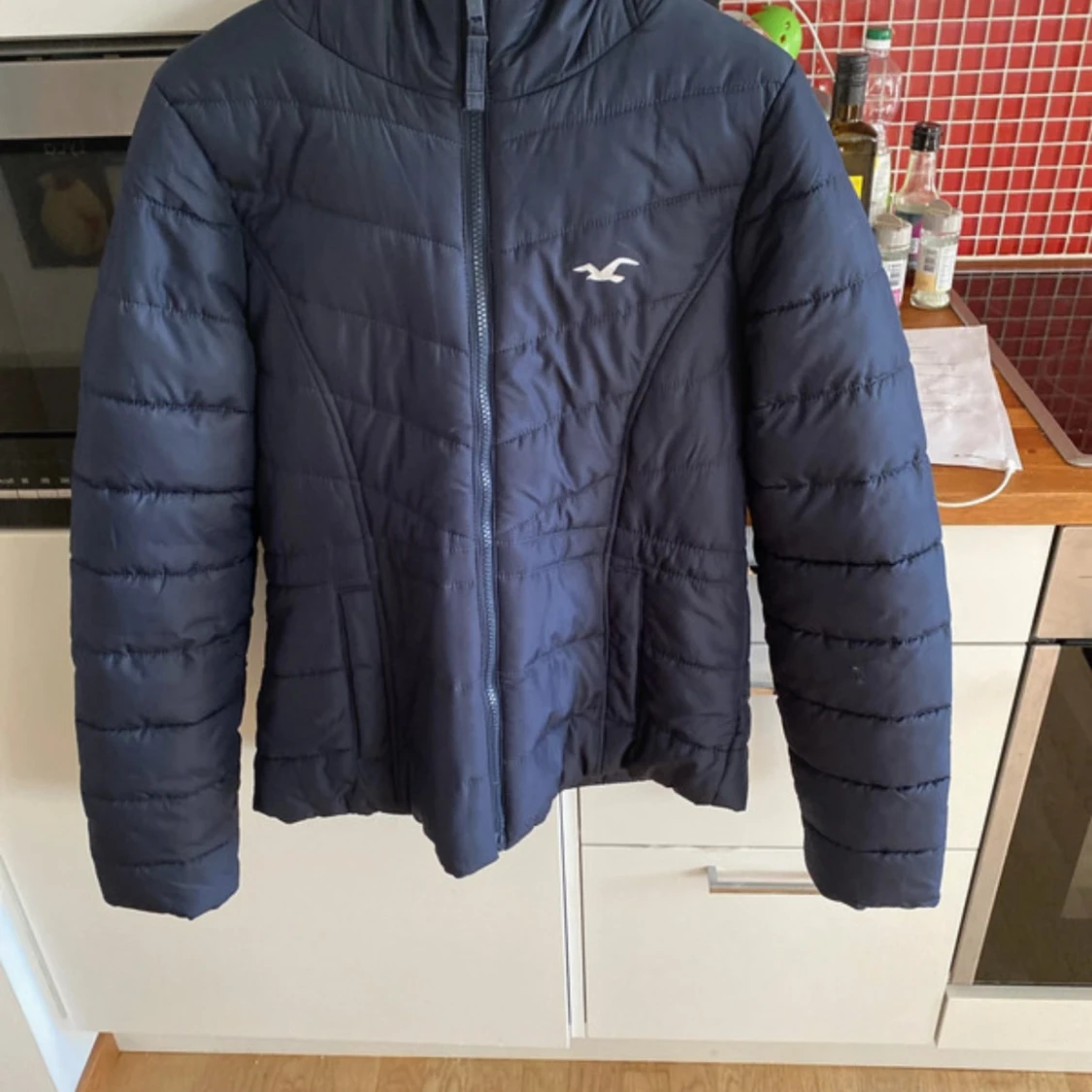 Mörkblå pufferjacka från Hollister S - 1