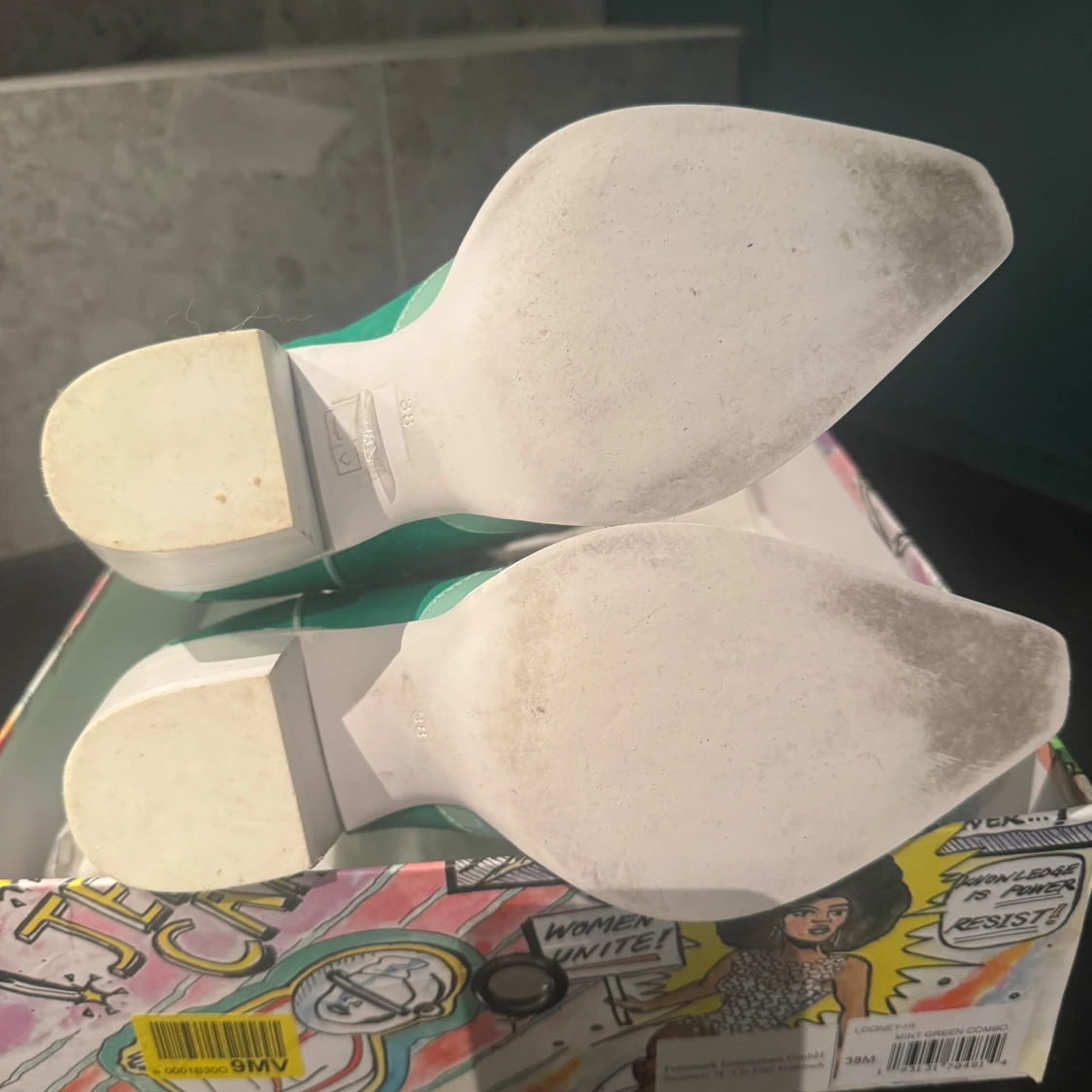 Mintgröna cowboy boots Jeffrey Campbell - 4