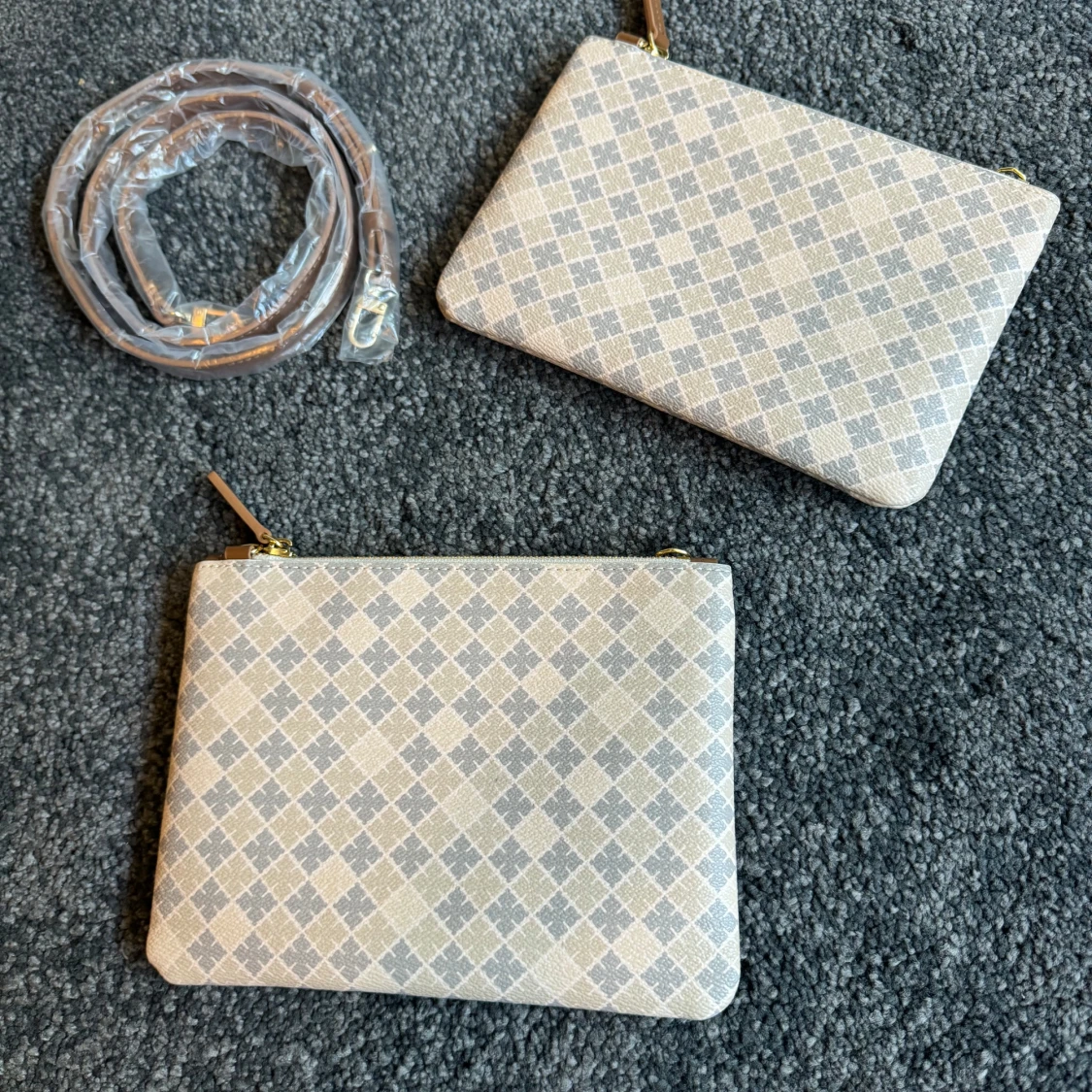 malene birger axelväskor Beige