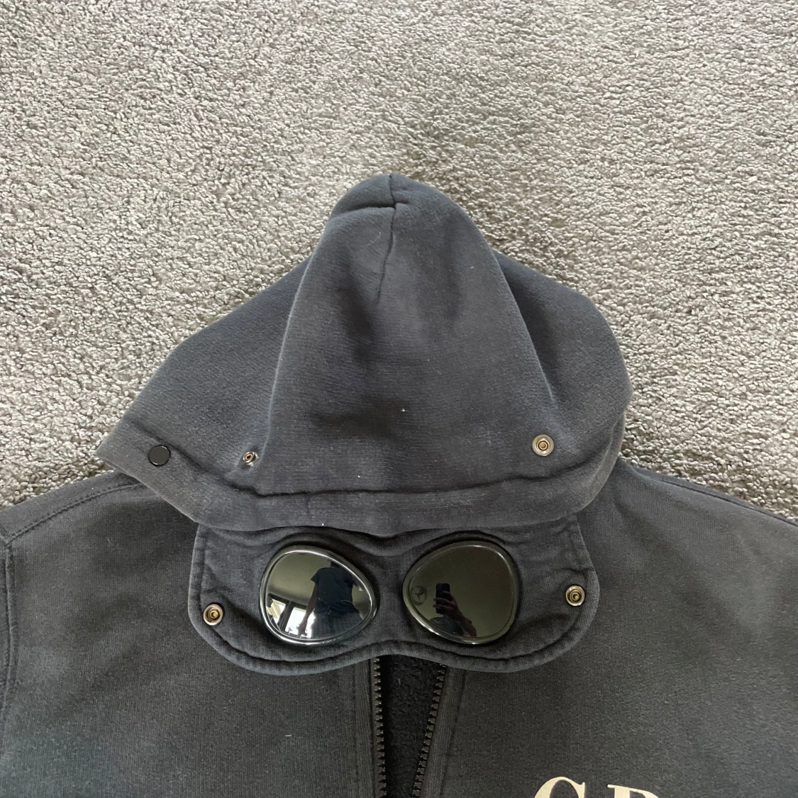 Svart ziphoodie från C.P. Company - 2