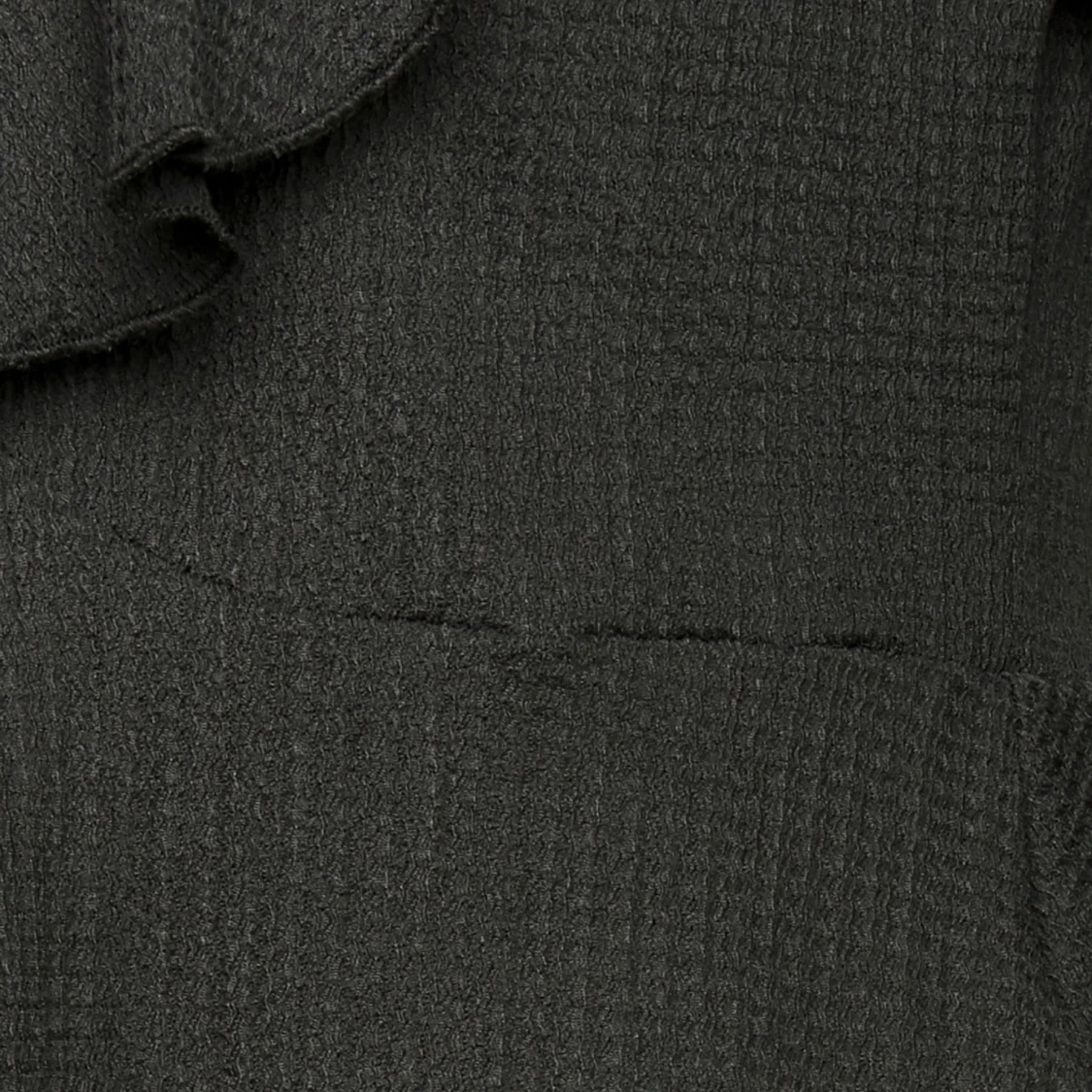 Svart blus med volang och knyt från vero Moda - 2