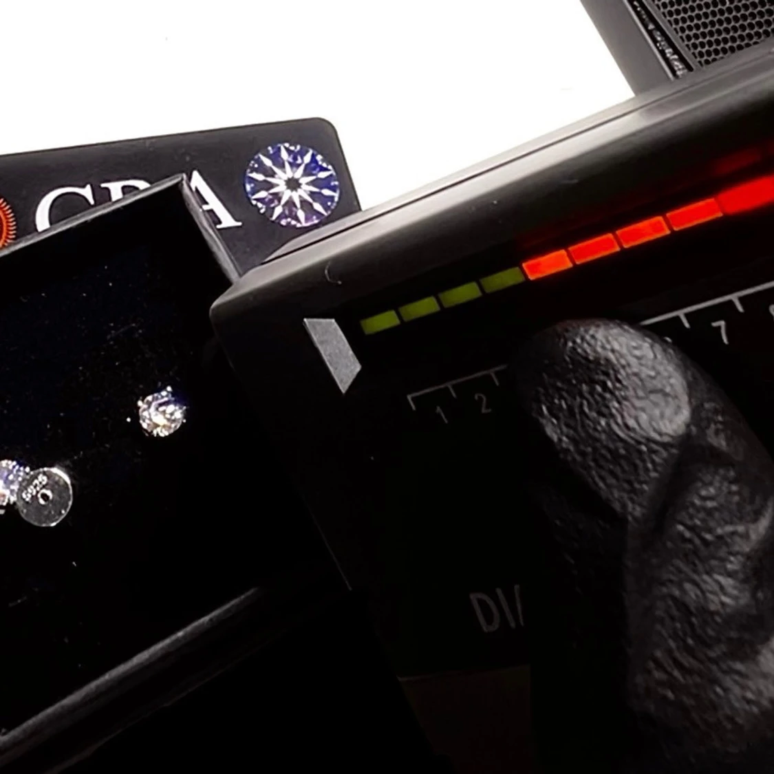 2st Örhängen Äkta Moissanite-Diamant - 1