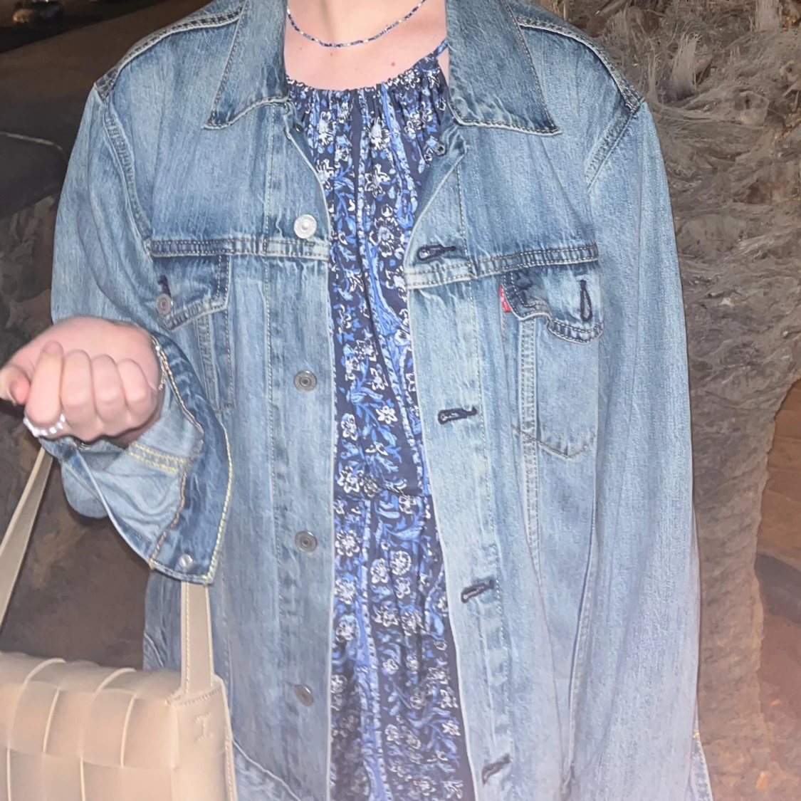 Oversized jeansjacka från Levi's - 1