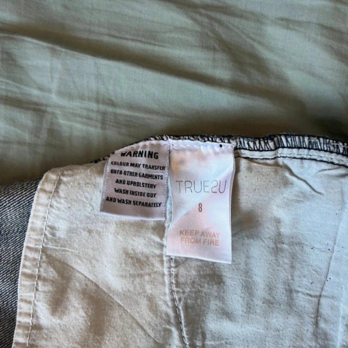 Supersöt blå jeanskjol från True2U!! - 4